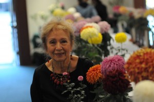 Photo of me, Sheila Zucman, at the 81st annual Chrysanthamum Show at Descanso Gardens.